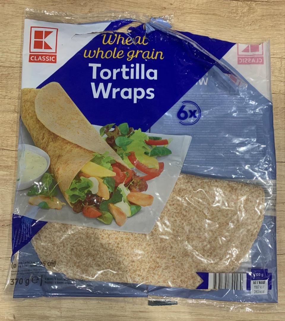 Képek - Wheat whole grain tortilla wraps K-Classic