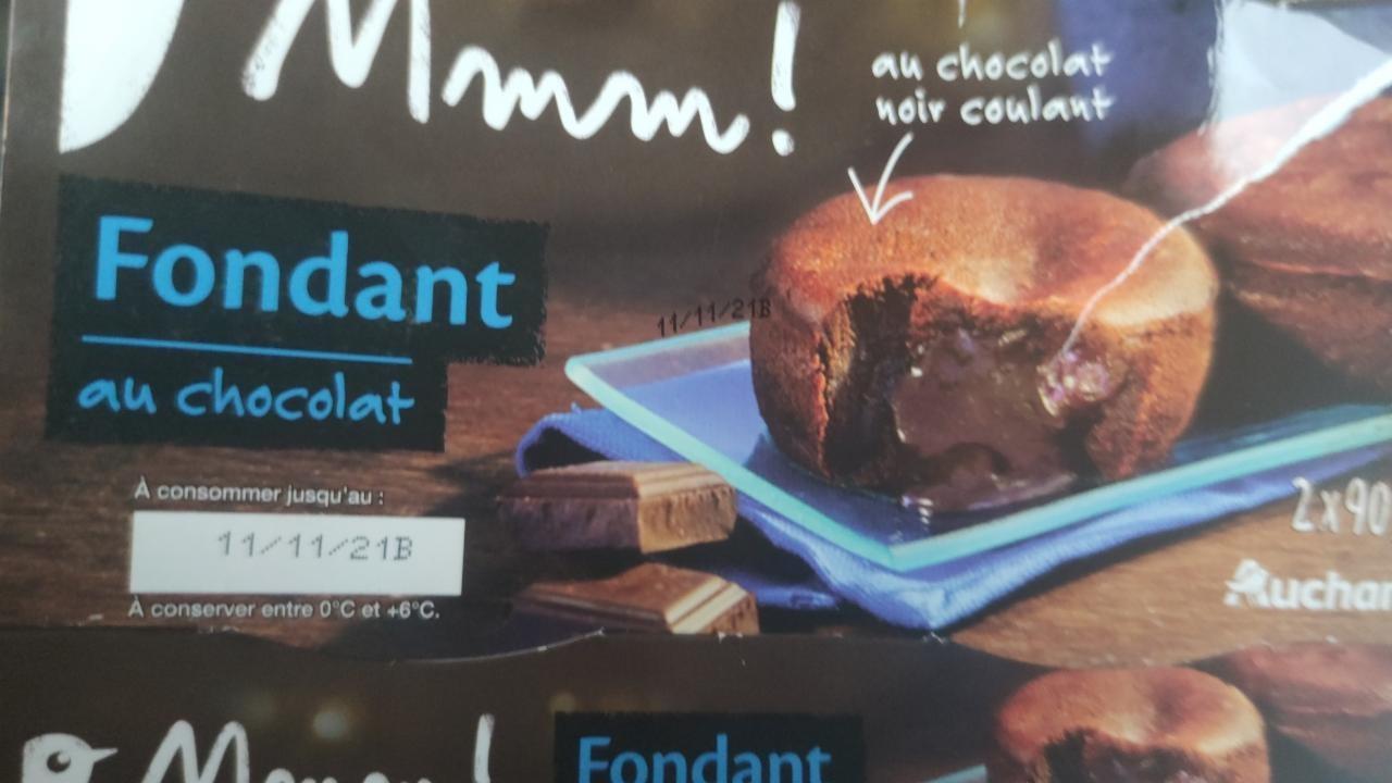 Képek - Étcsokoládés szuflé desszert Auchan
