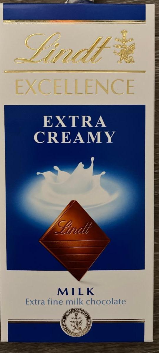 Képek - Lindt Excellence extra creamy tejcsokoládé