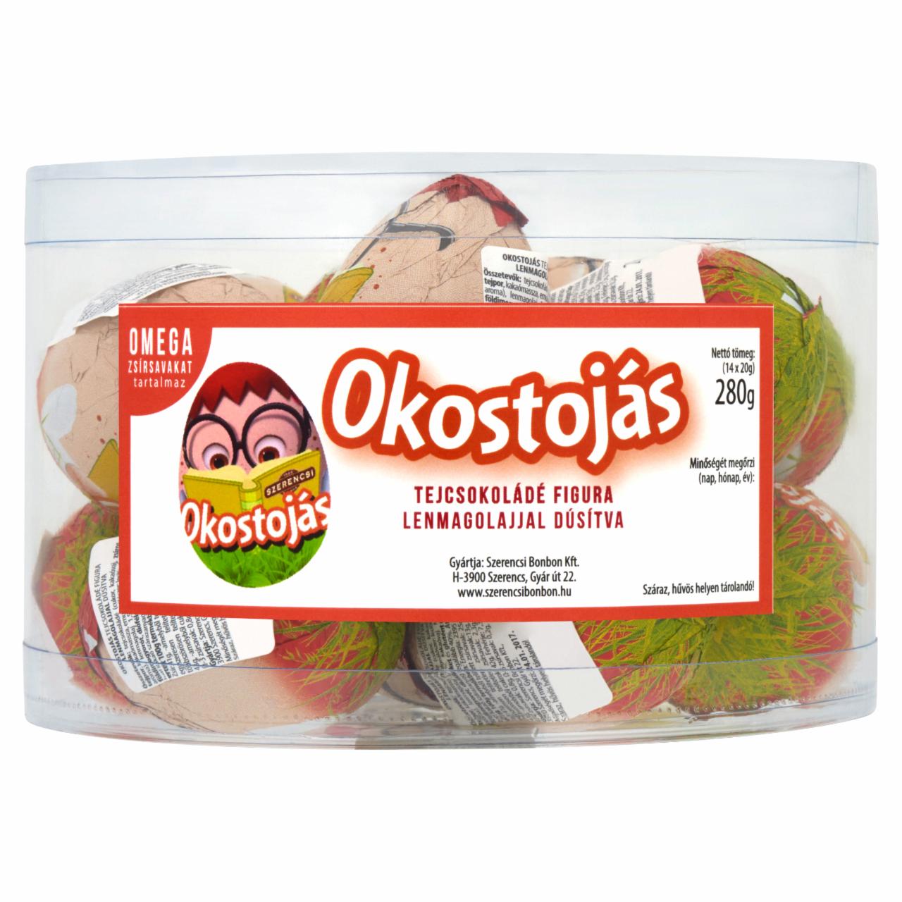 Képek - Szerencsi Okostojás tejcsokoládé figura 14 db 280 g