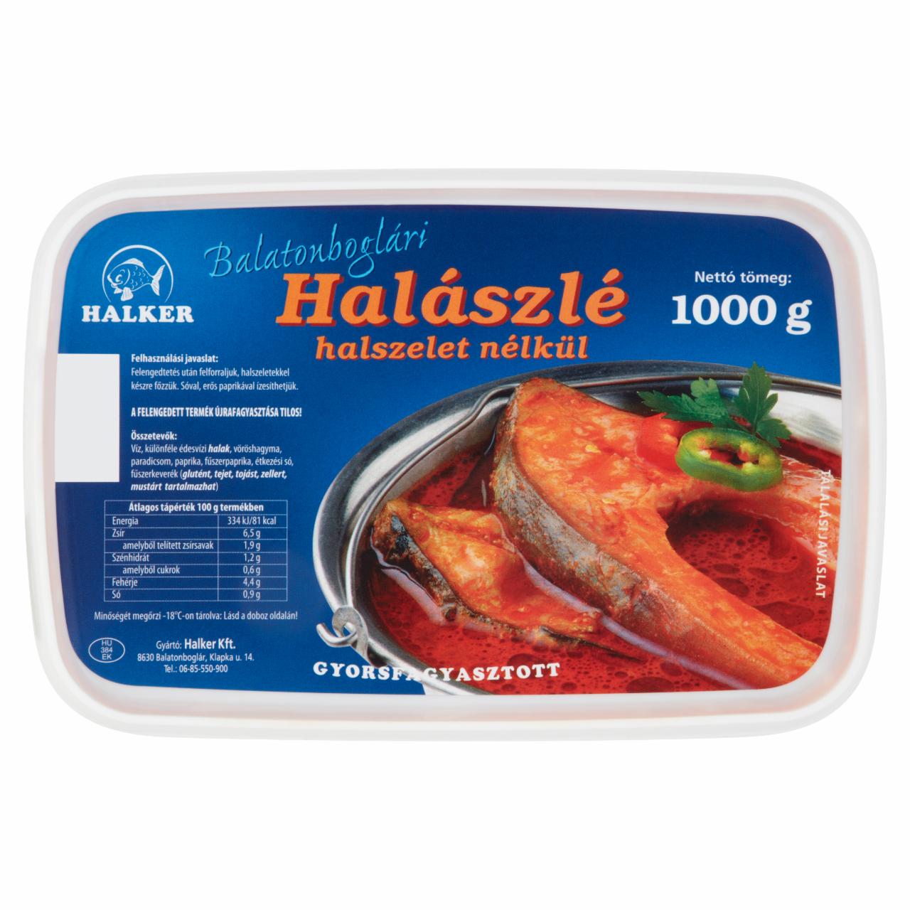 Képek - Balatonboglári gyorsfagyasztott halászlé halszelet nélkül 1000 g