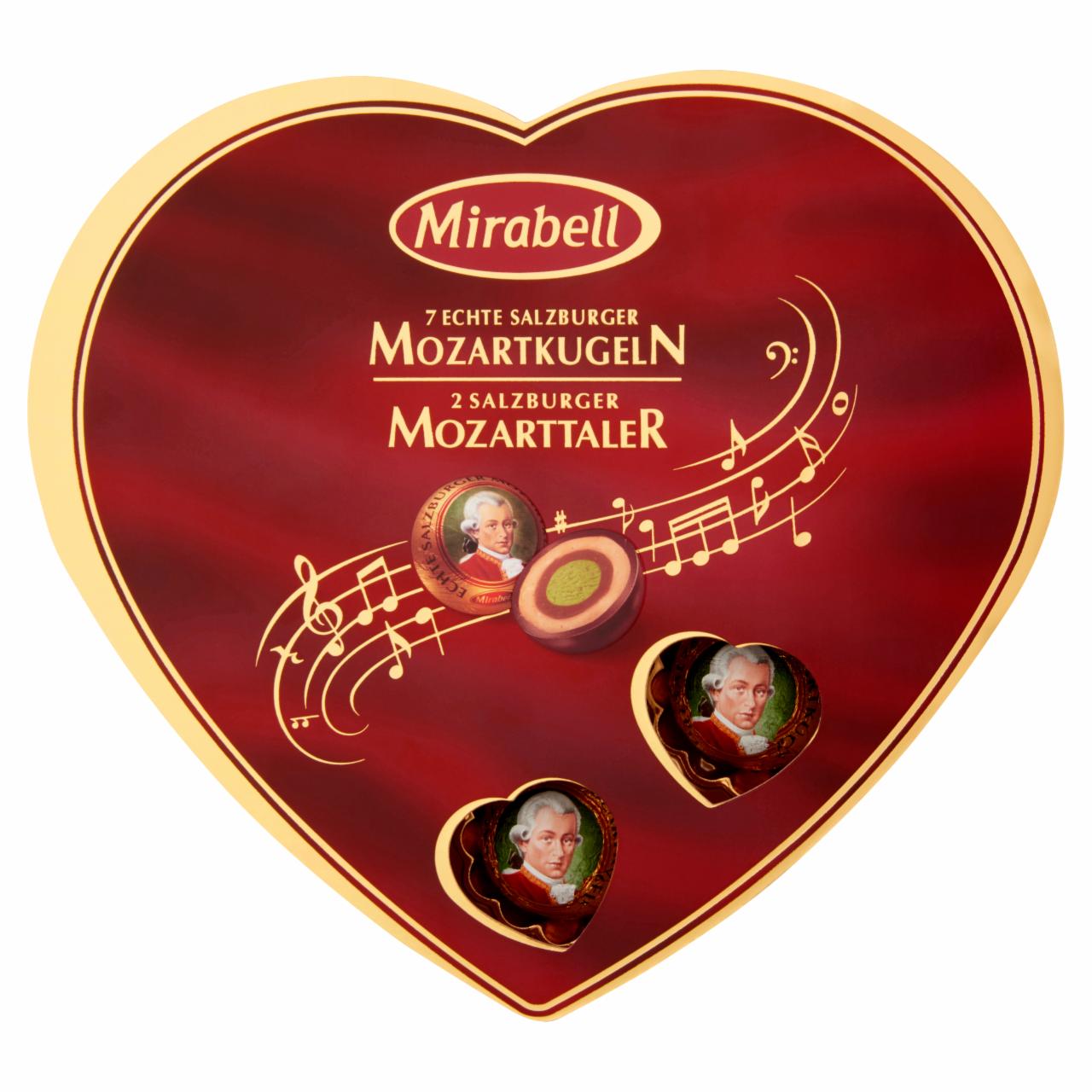 Képek - Mirabell 7 db Mozart golyó és 2 db Mozart tallér 159 g