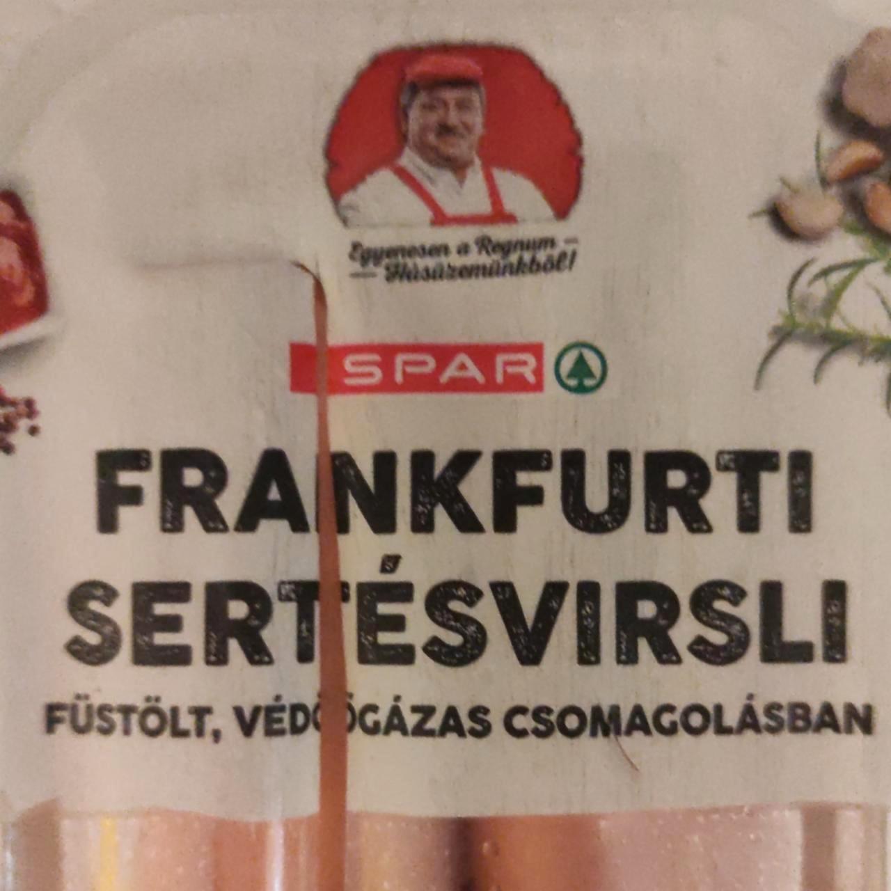 Képek - Frankfurti sertésvirsli füstölt Spari