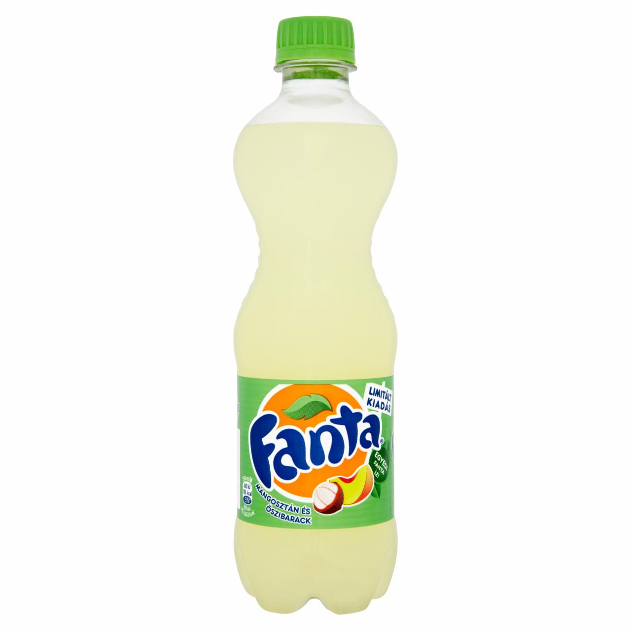 Képek - Fanta mangosztán és őszibarack ízű szénsavas üdítőital 500 ml