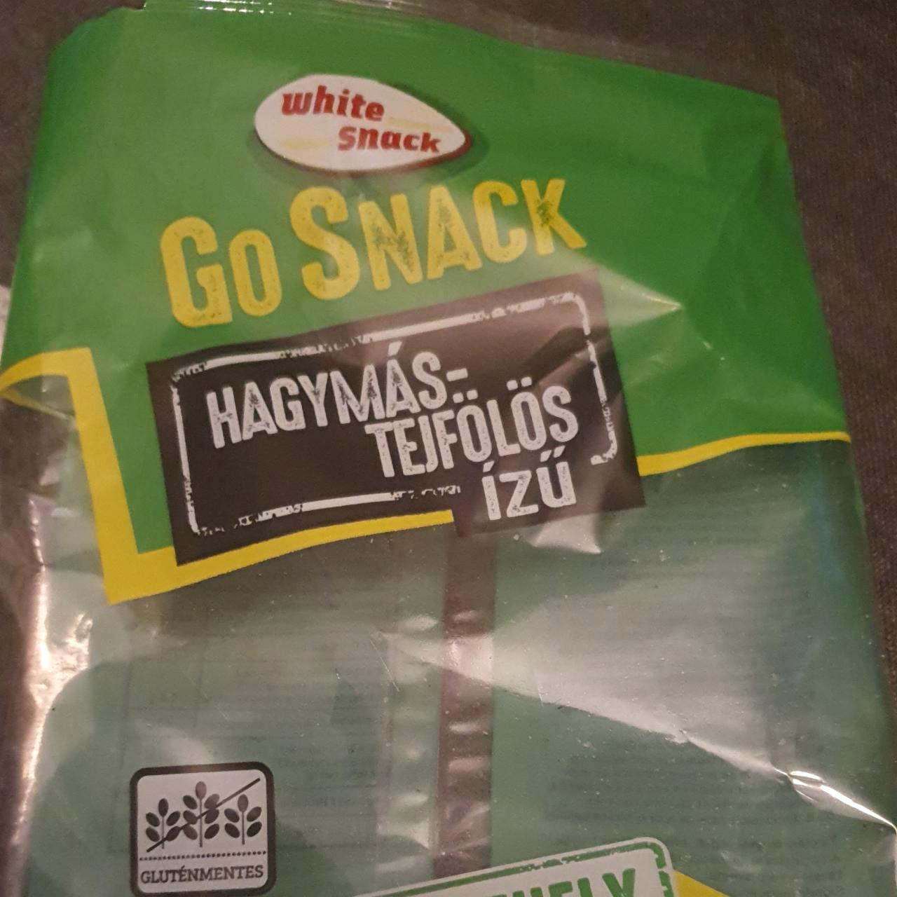 Képek - Go snack hagymás tejfölös ízű White snack