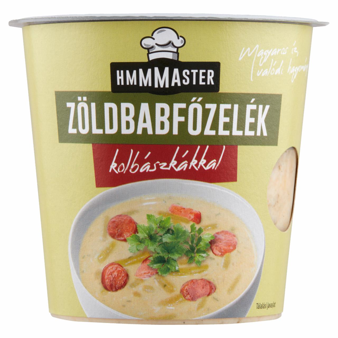 Képek - Hmmmaster zöldbabfőzelék kolbászkákkal 320 g