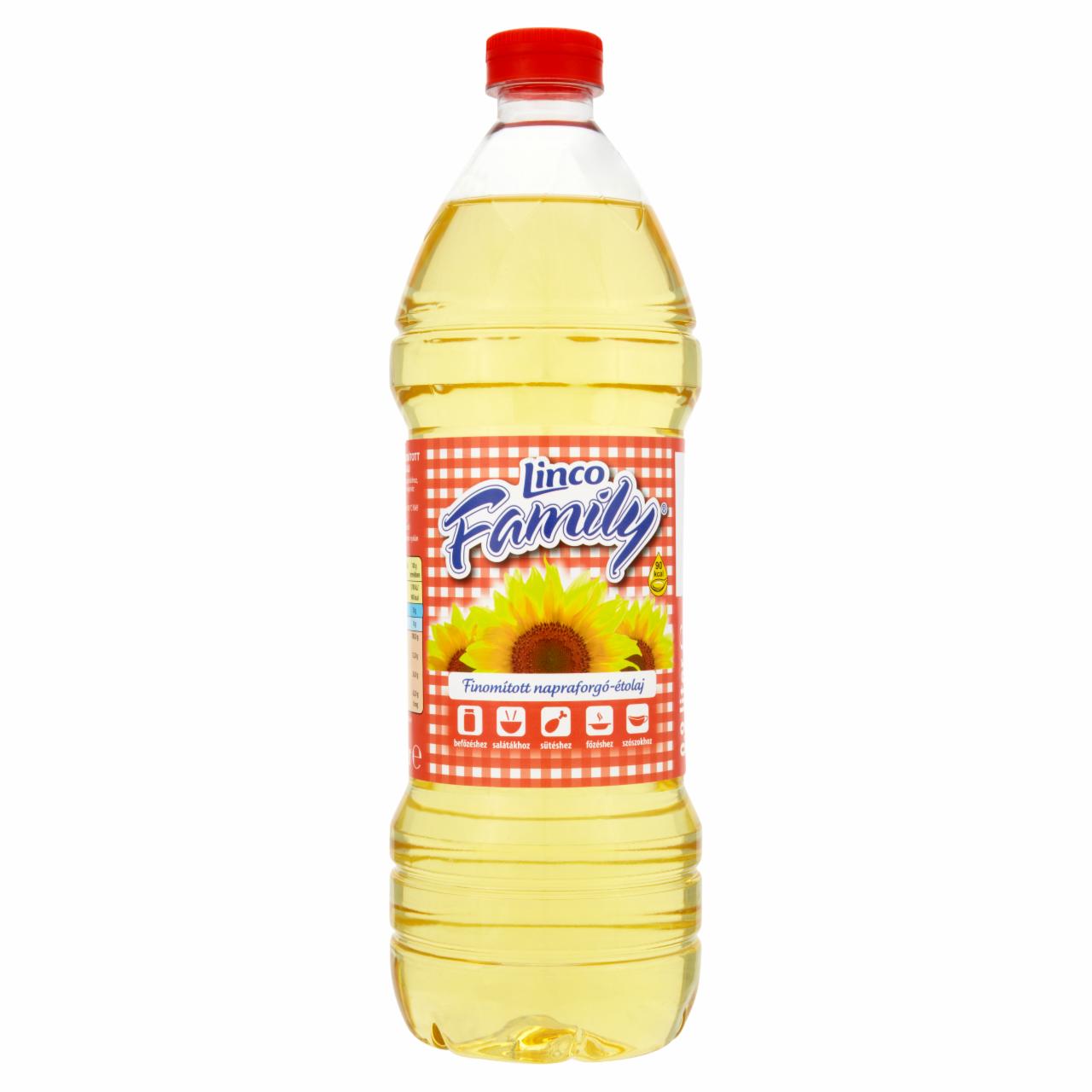 Képek - Linco Family finomított napraforgó-étolaj 0,9 l