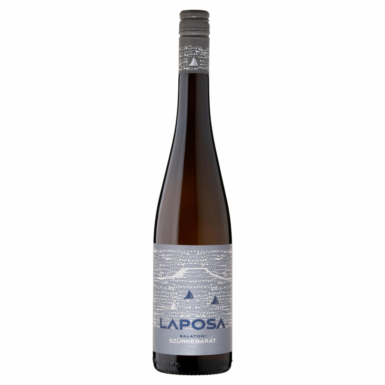 Képek - Laposa Balatoni Szürkebarát száraz fehérbor 12,5% 75 cl