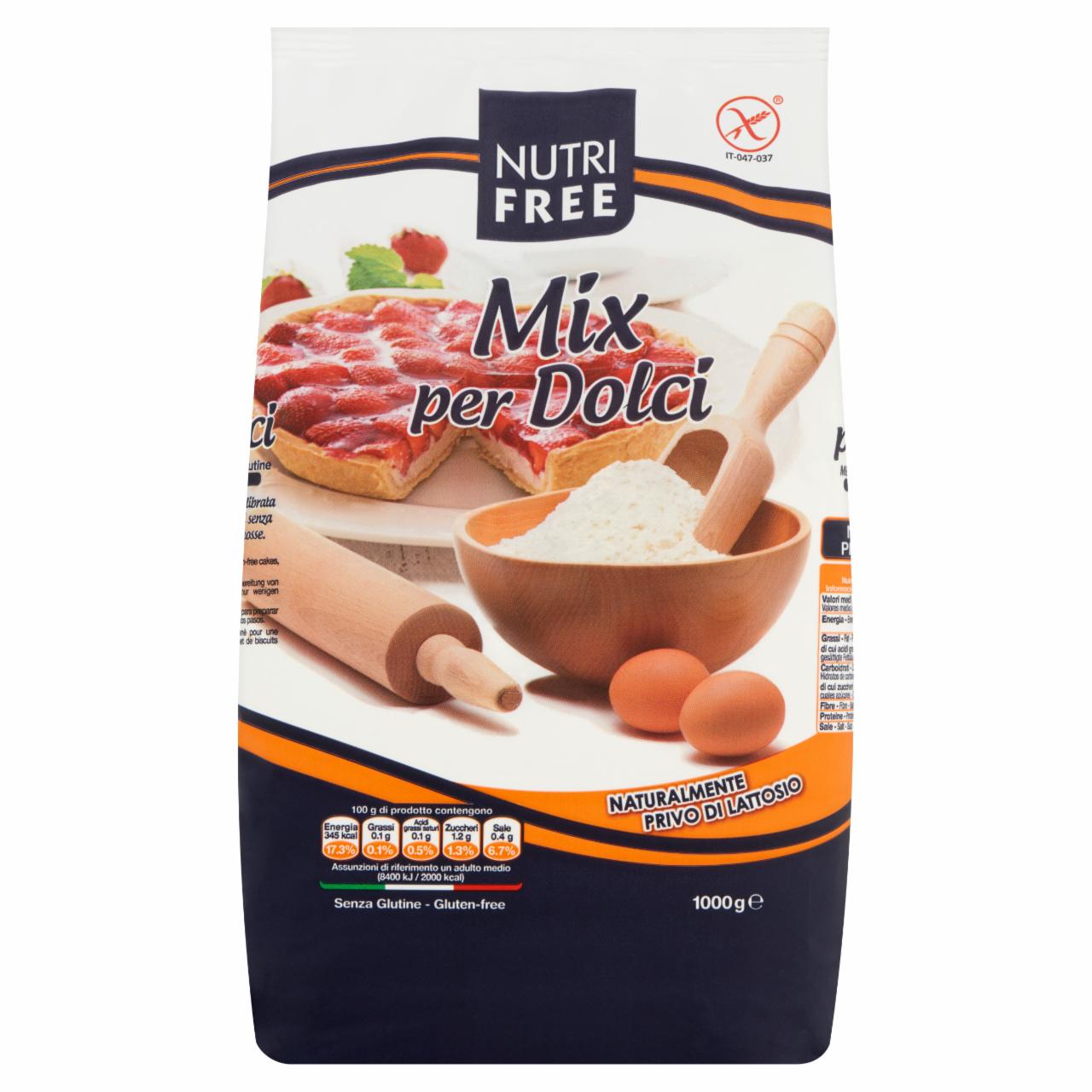 Képek - NutriFree gluténmentes süteményliszt 1000 g