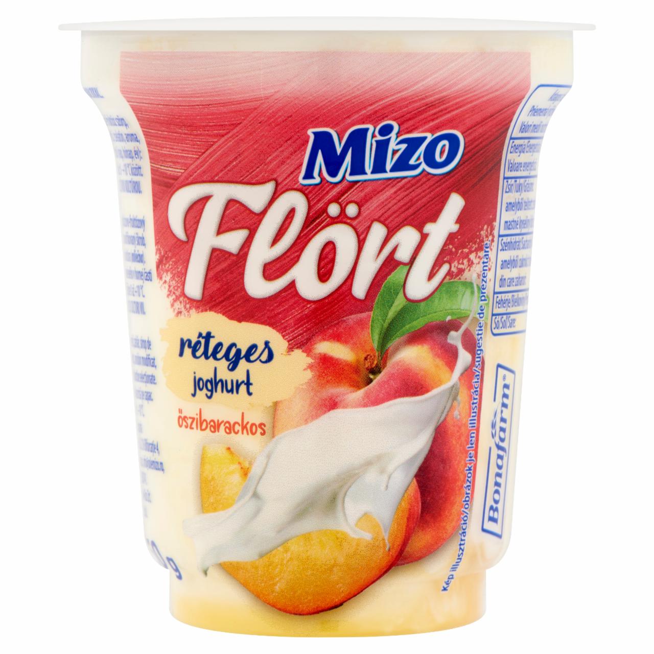 Képek - Mizo Flört őszibarackos réteges joghurt 150 g