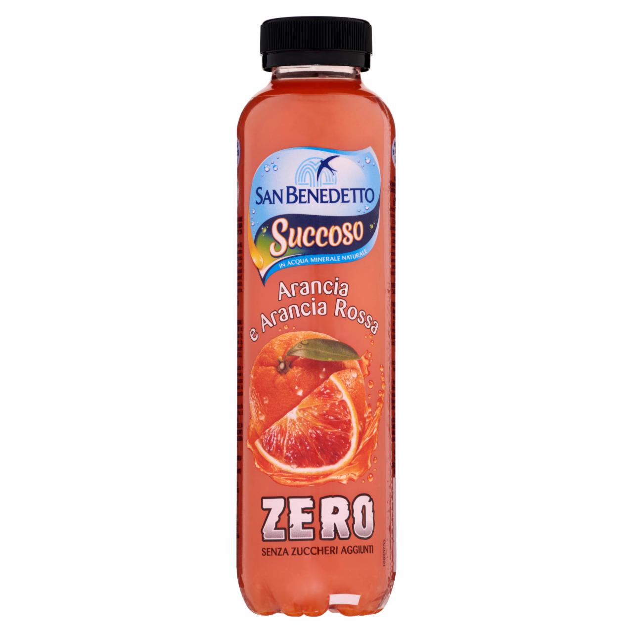 Képek - San Benedetto Succoso Zero narancs- és vérnarancs tartalmú üdítőital édesítőszerrel 0,4 l