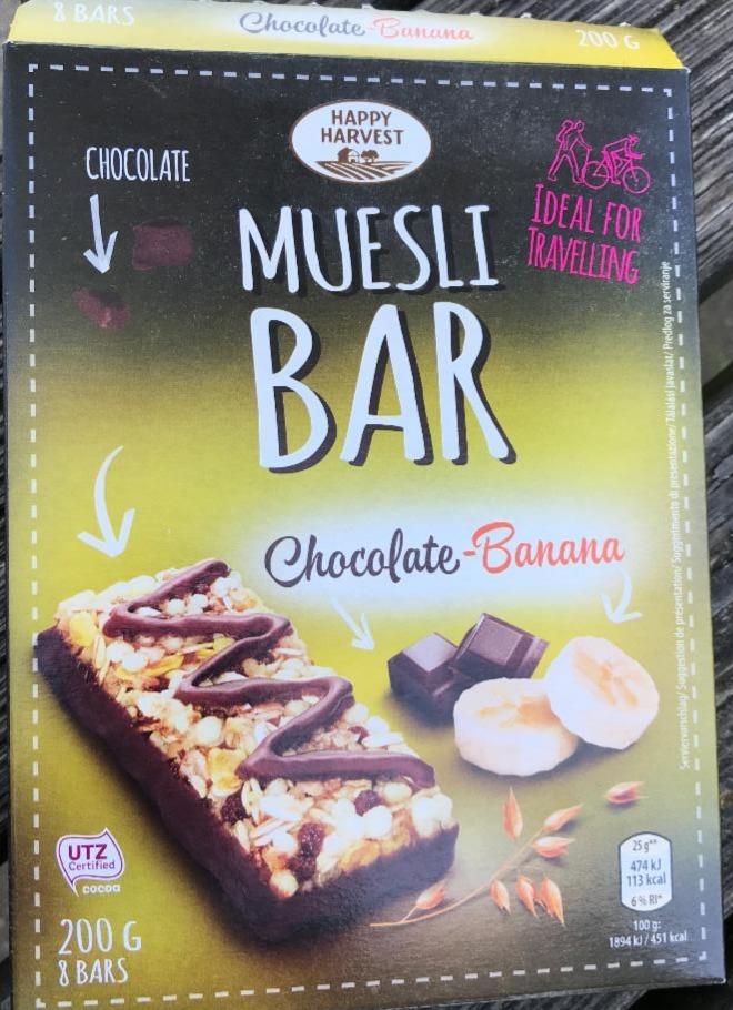 Képek - Muesli bar Chocolate-Banana Happy Harvest