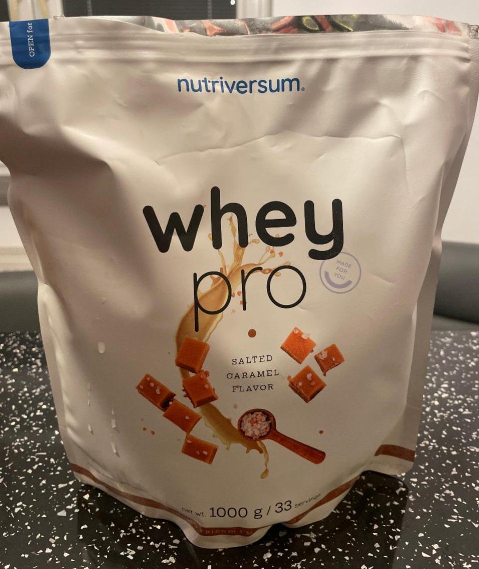 Képek - Whey pro salted caramel flavor Nutriversum