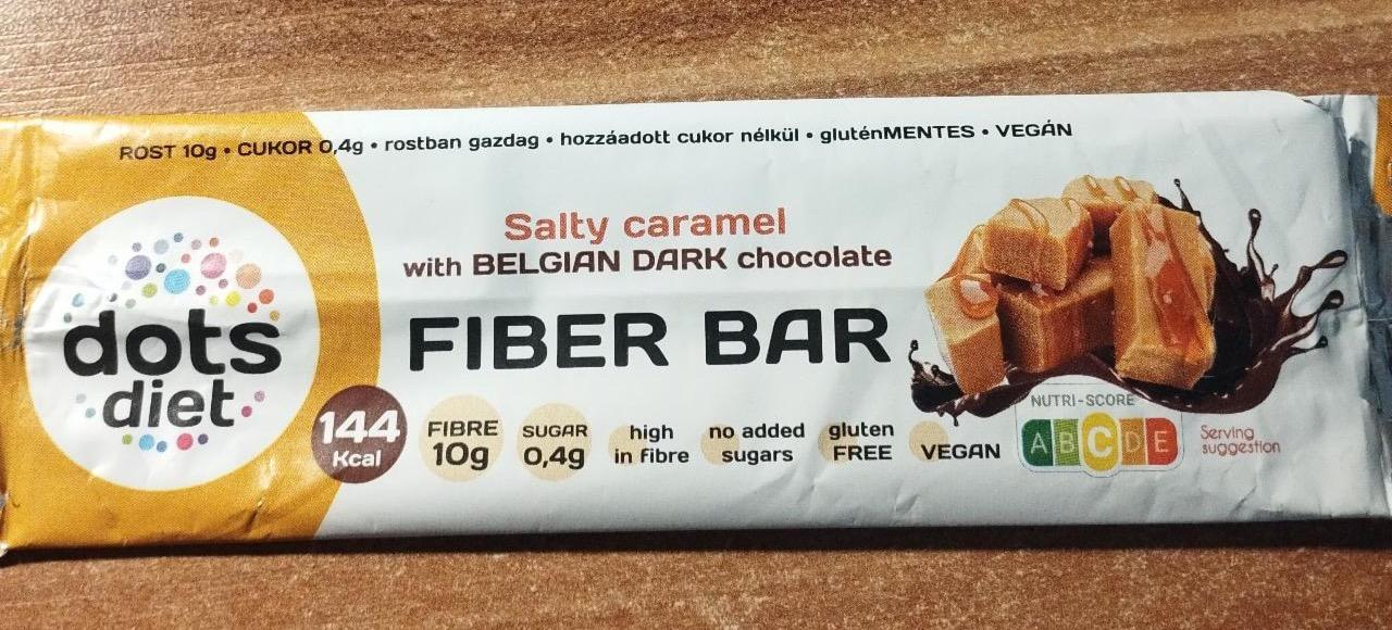 Képek - Fiber bar Salty caramel with belgian dark chocolate Dots diet