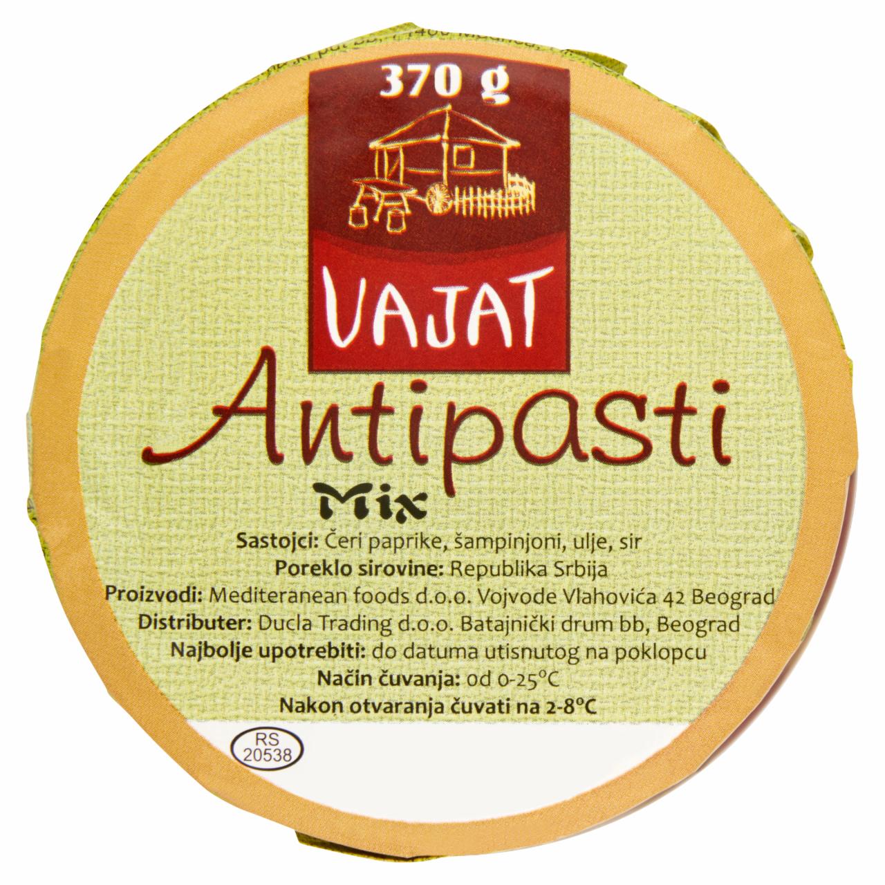 Képek - Vajat Antipasti gombafejek és cseresznye paprika túróval töltve napraforgóolajban 370 g