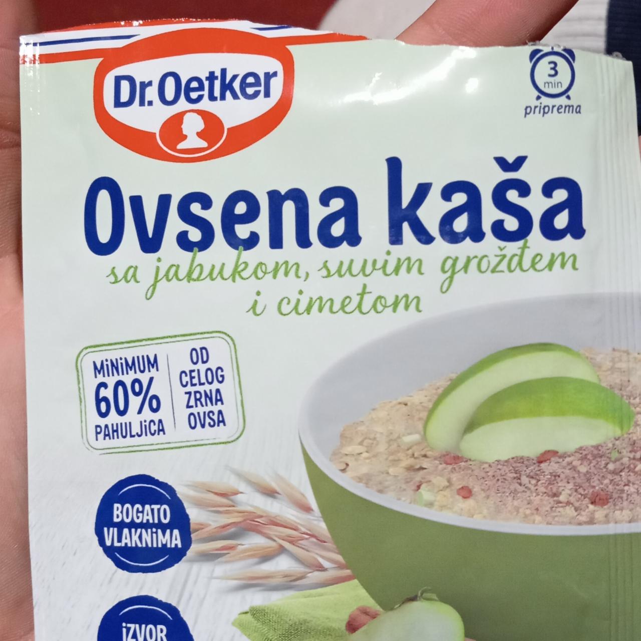 Képek - Ovsena kaša sa jabukom suvim groždem i cimetom Dr Oetker