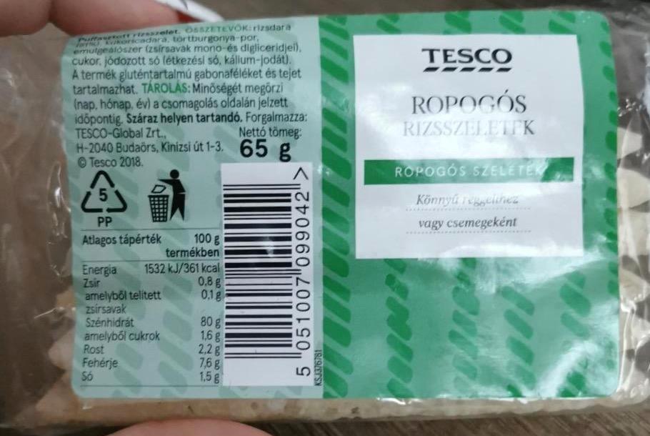 Képek - Ropogós rizsszeletek Tesco