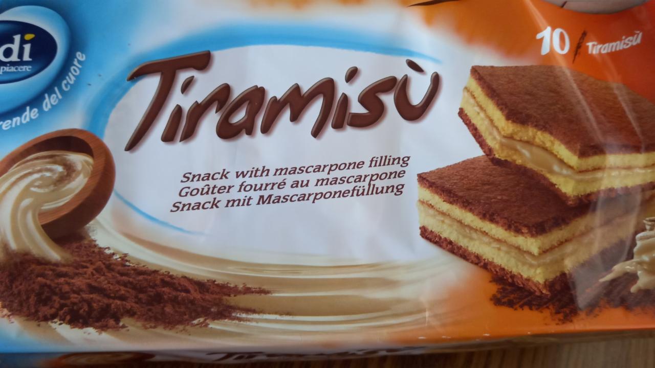Képek - Midi töltött piskóta szelet tiramisu