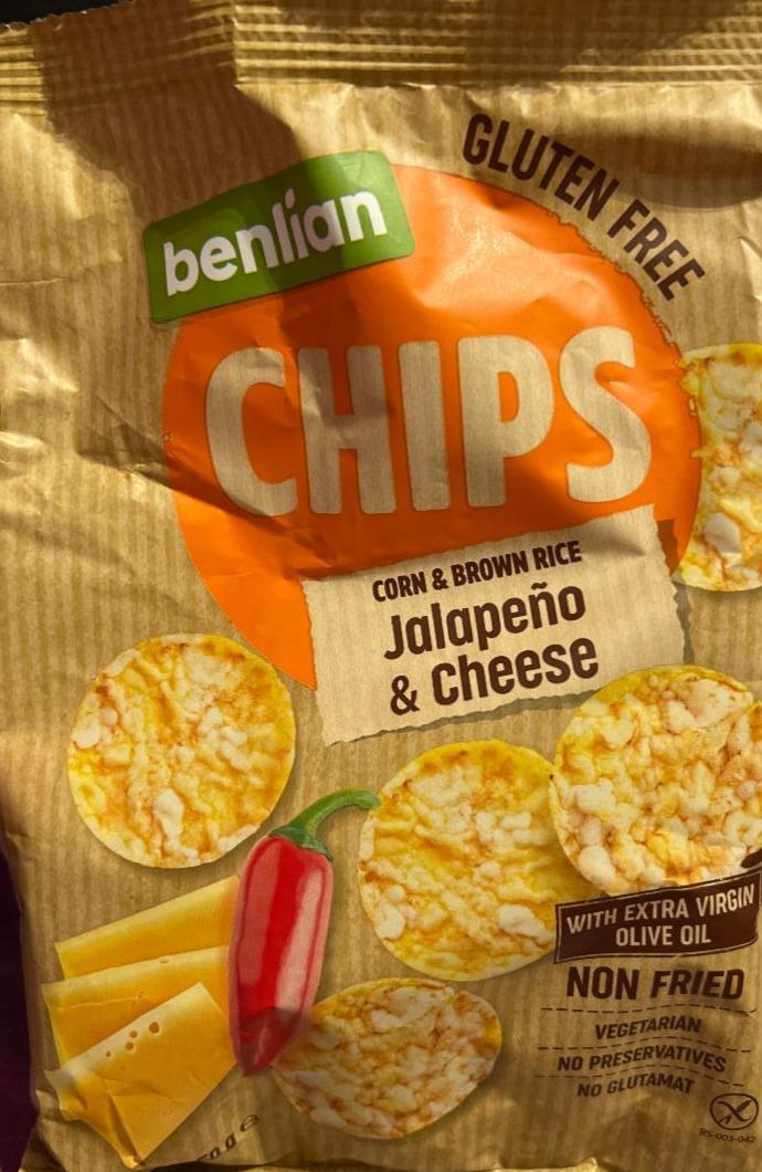 Képek - Corn & rice chips Jalapeno & cheese Benlian