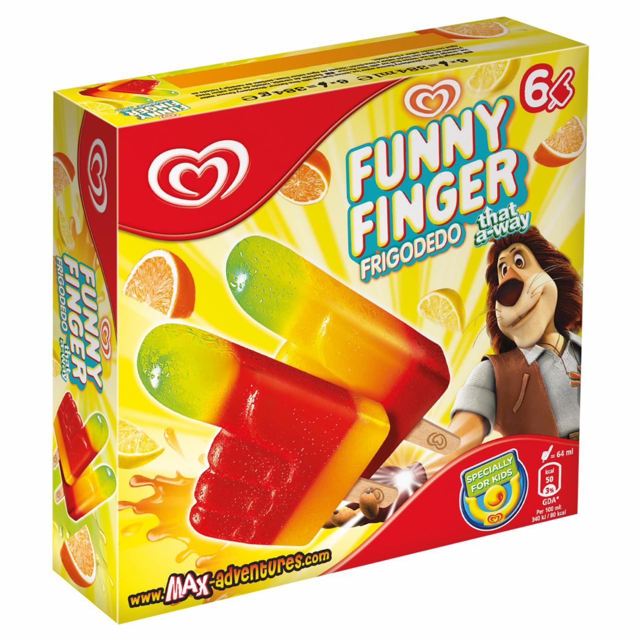 Képek - Max Funny Finger jégkrém multipack 6 x 64 ml