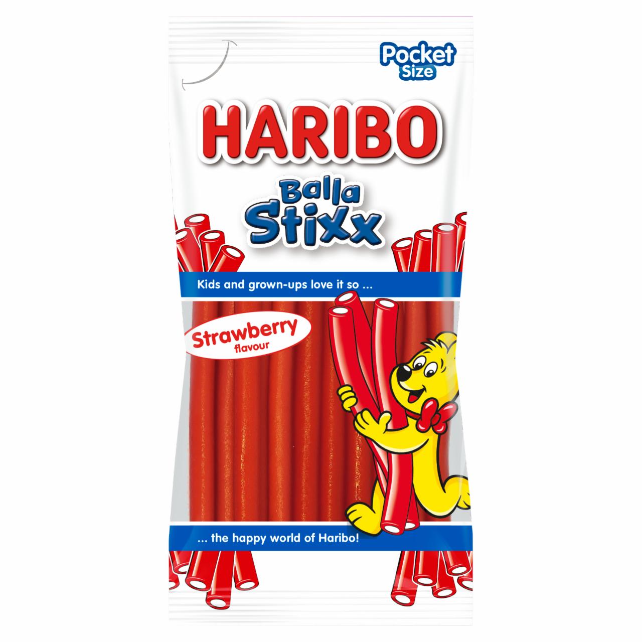 Képek - Haribo Balla Stixx eperízű gumicukorka 80 g