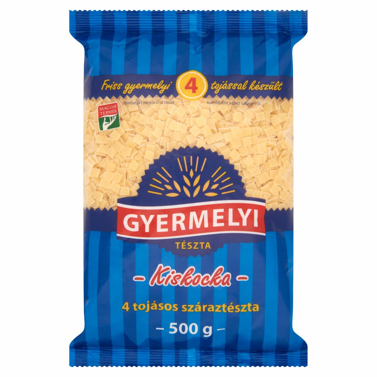 Képek - Gyermelyi kiskocka 4 tojásos száraztészta 500 g