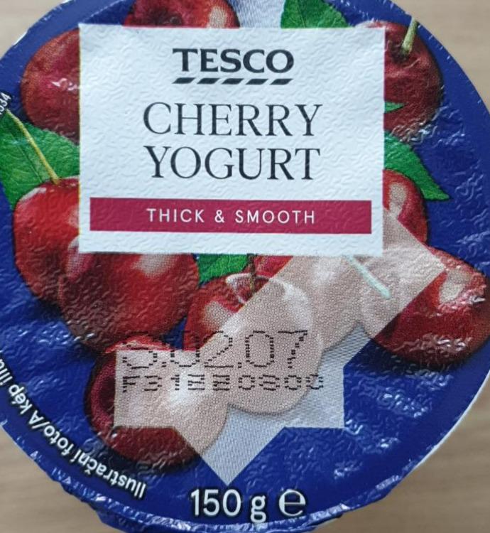 Képek - Cseresznyés joghurt Tesco