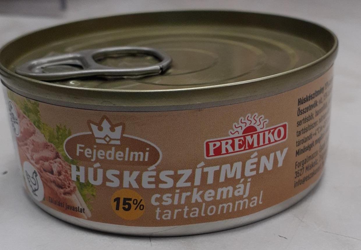 Képek - Húskészítmény csirkemáj 15% tartalommal Premiko