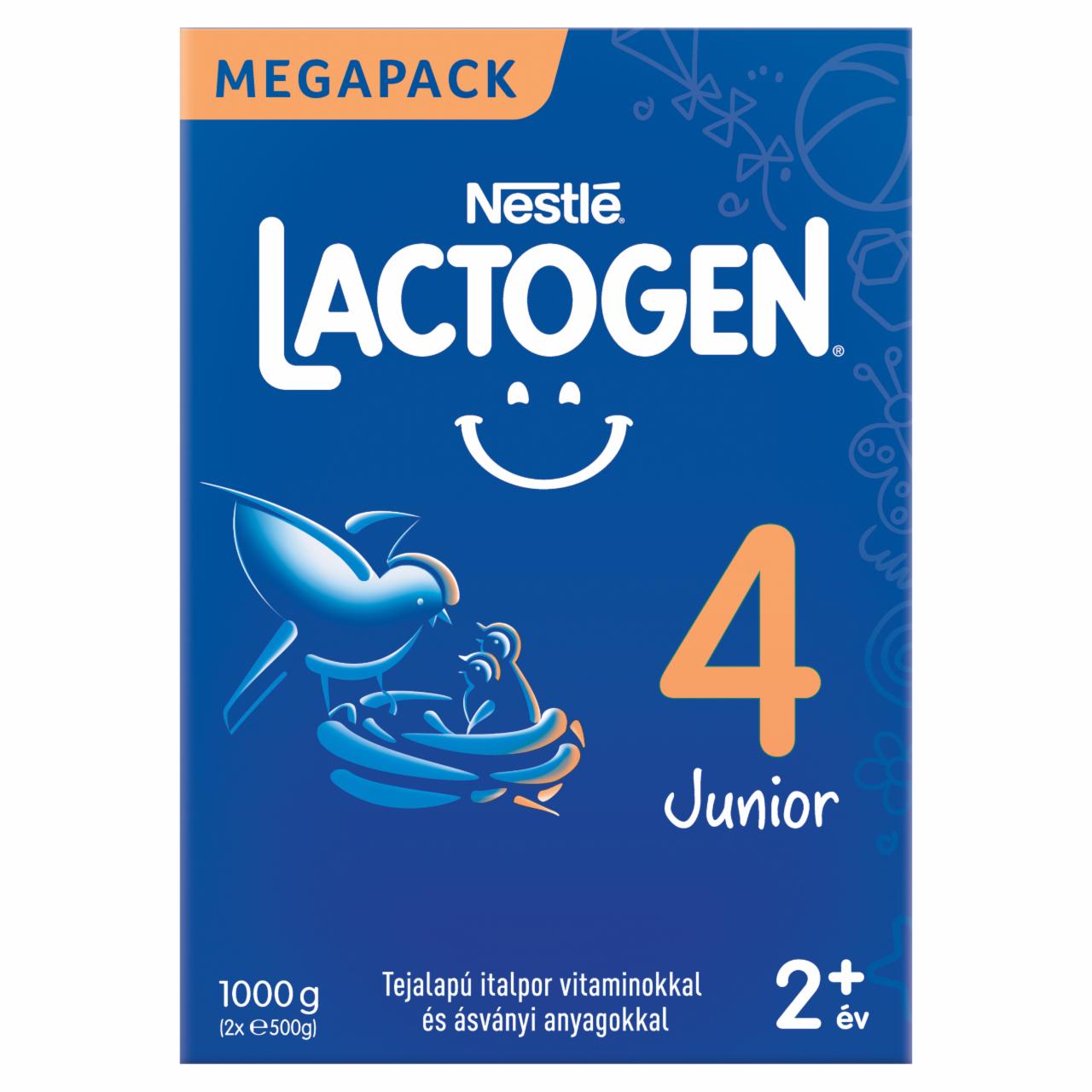 Képek - Lactogen 4 Junior tejalapú italpor vitaminokkal és ásványi anyagokkal 2 év+ 2 x 500 g (1000 g)