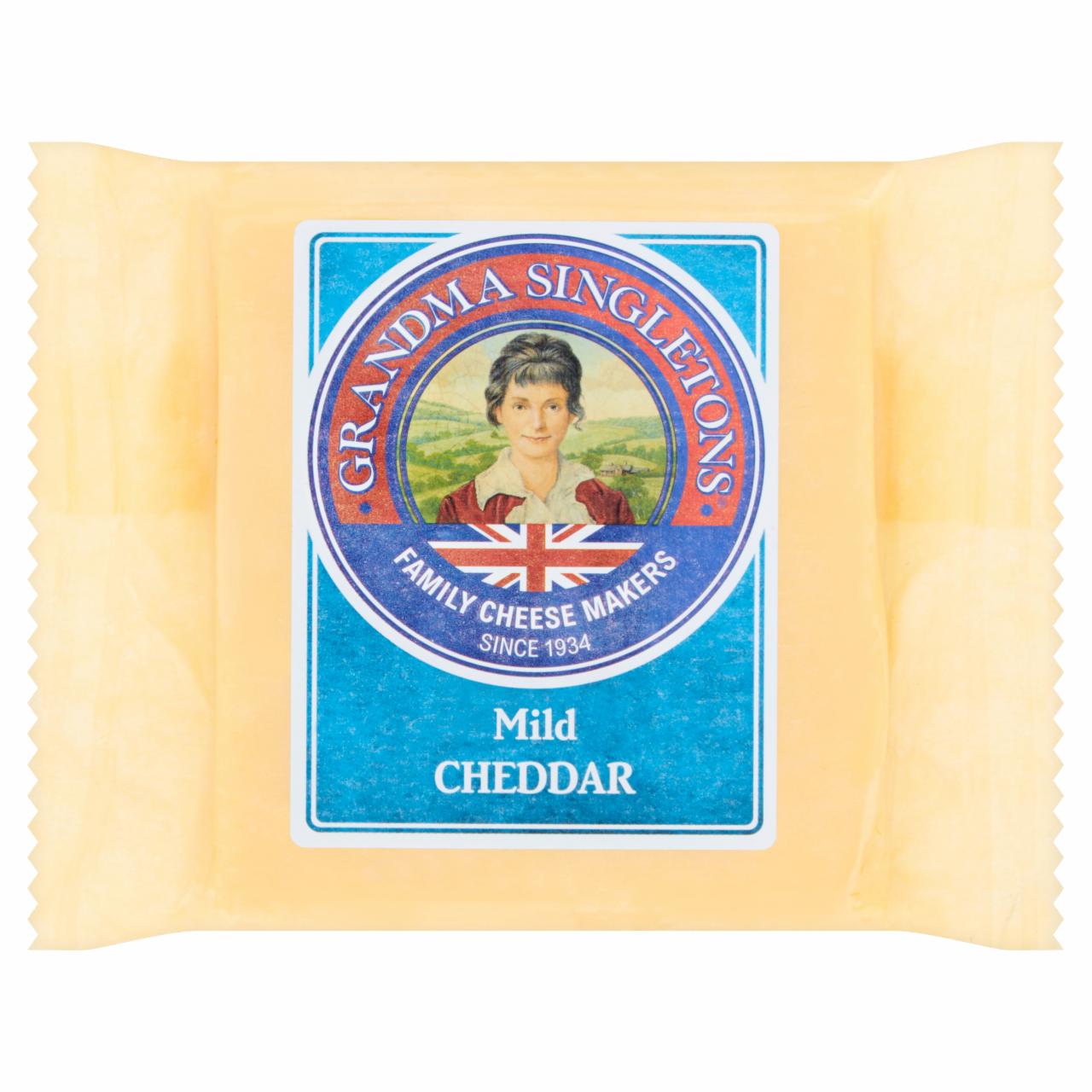 Képek - Grandma Singletons Mild White cheddar sajt 200 g