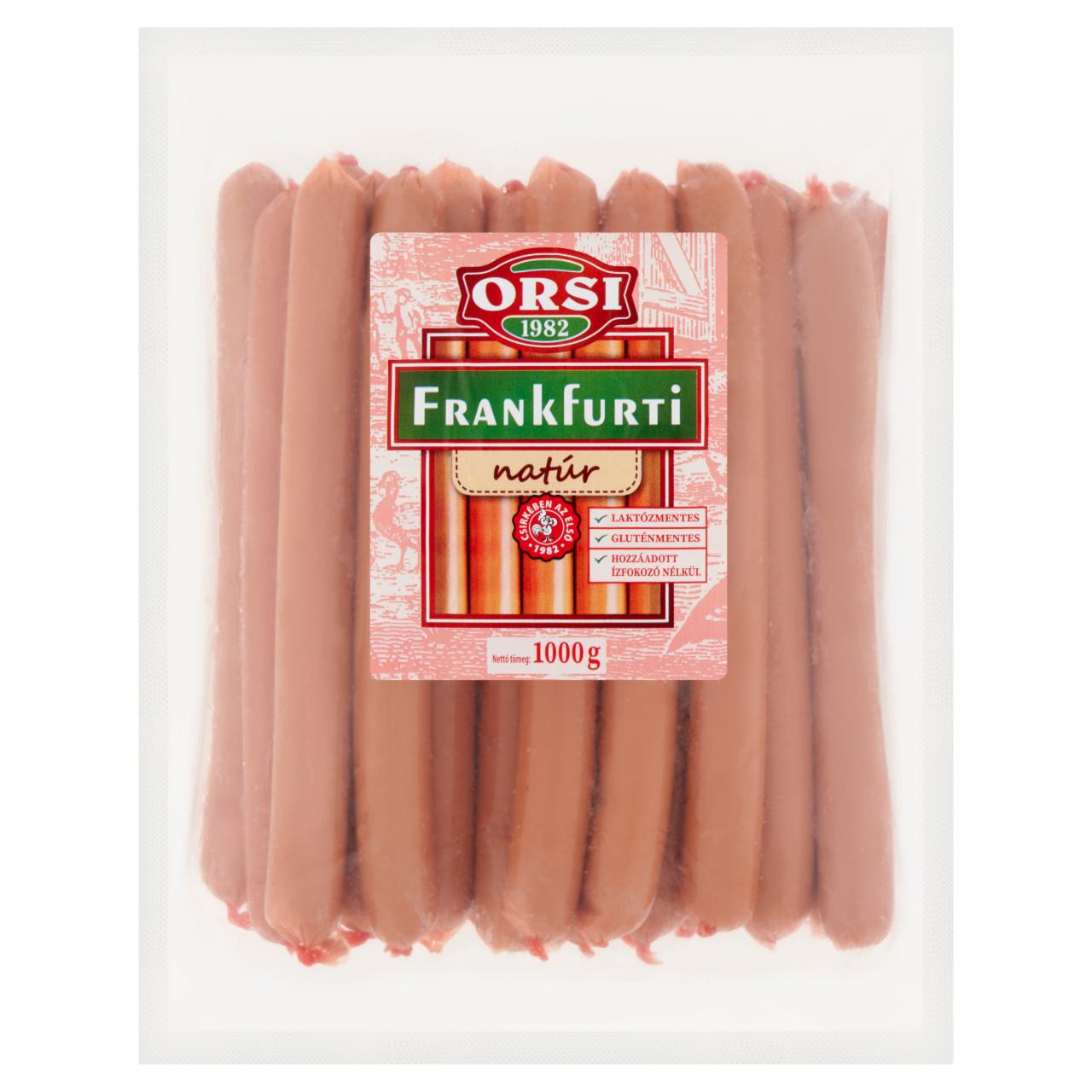 Képek - Orsi natúr frankfurti 1000 g