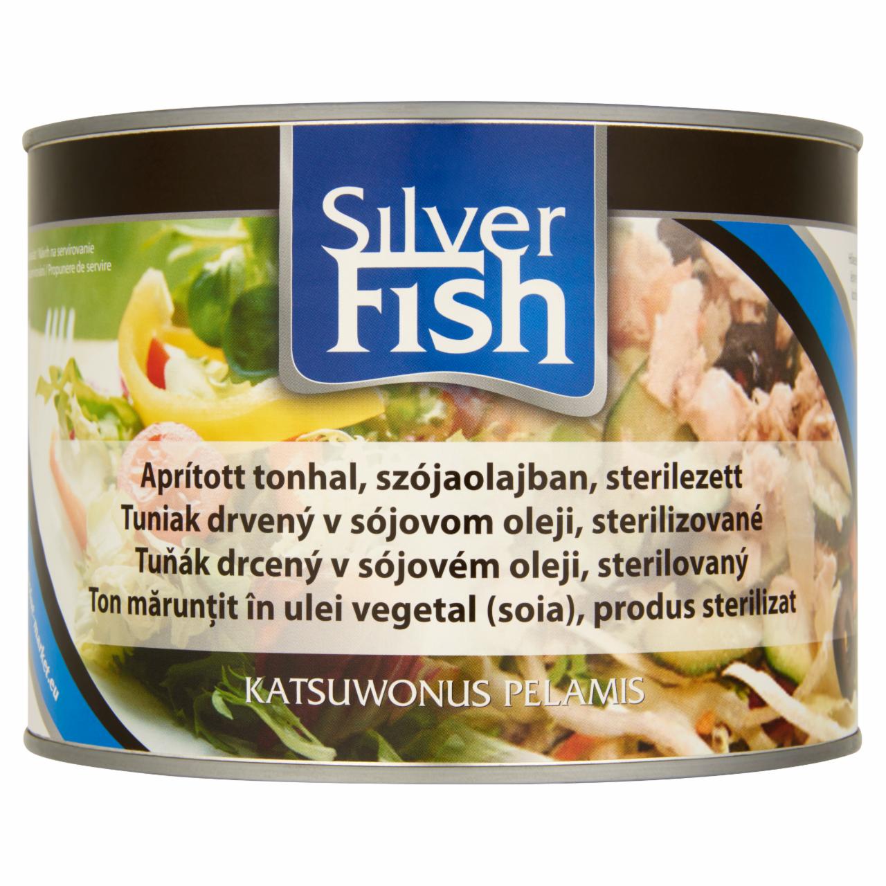 Képek - Silver Fish sterilezett, aprított tonhal szójaolajban 1705 g