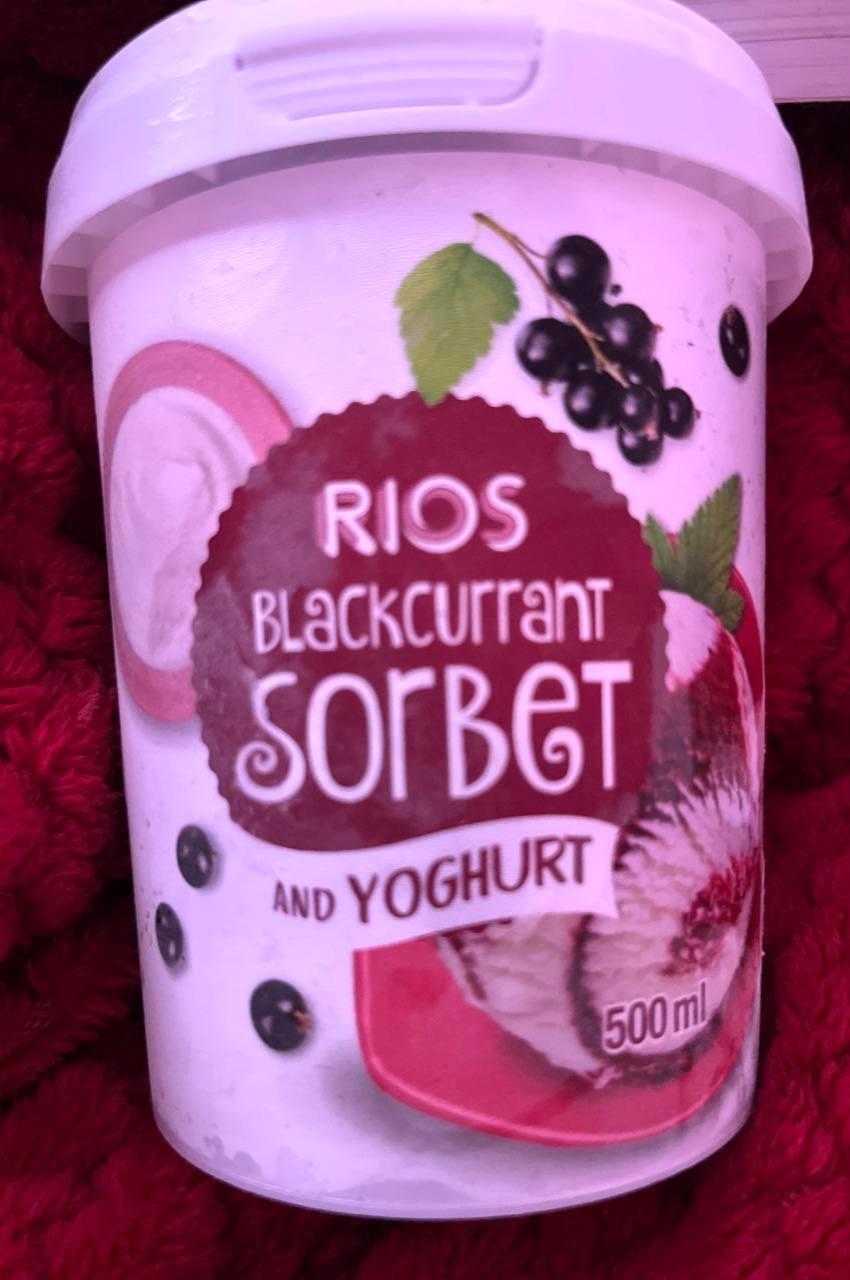 Képek - Blackcurrant sorbet and yoghurt Rios