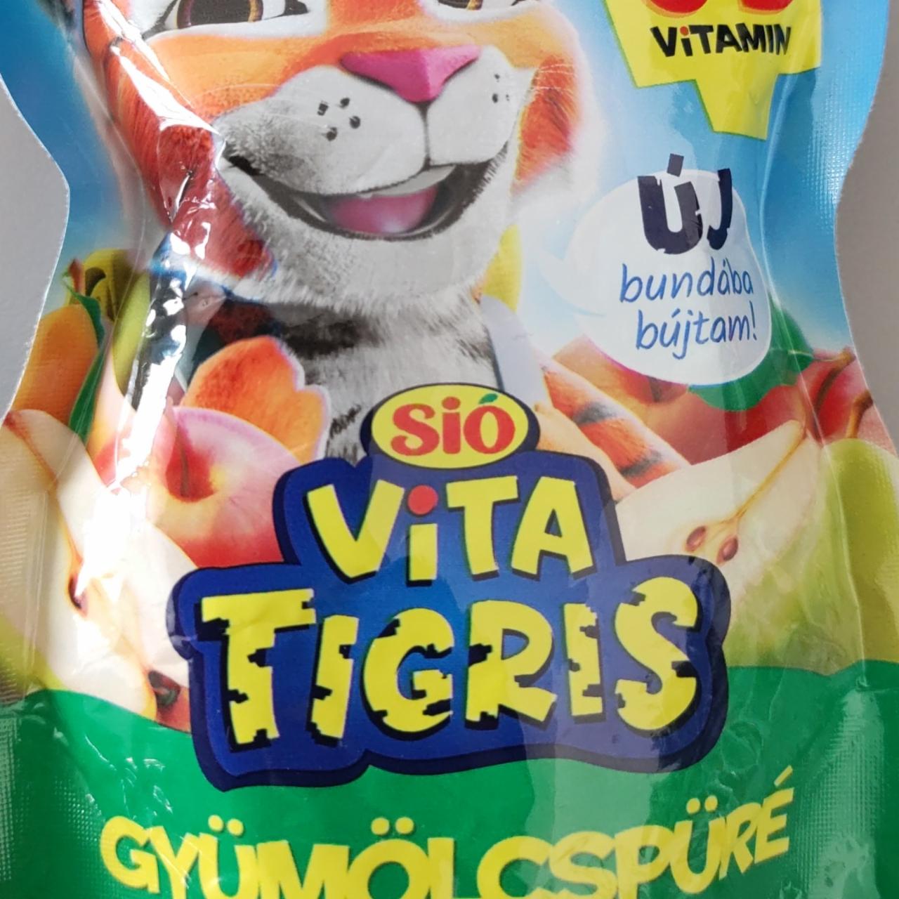 Képek - Sió Vitatigris alma-körte-szőlő gyümölcspüré 90 g