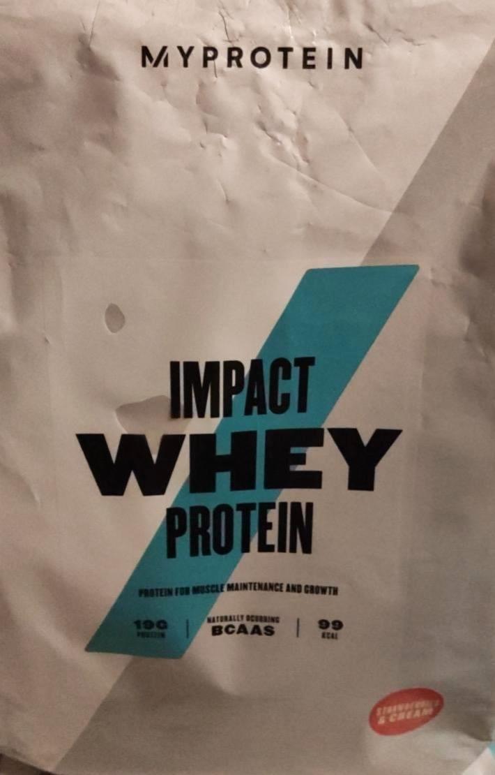 Képek - Impact whey protein Strawberry cream MyProtein
