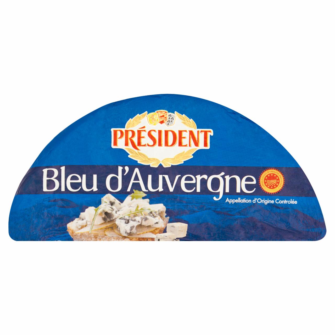 Képek - Président Bleu d'Auvergne nemespenésszel érlelt zsíros félkemény sajt