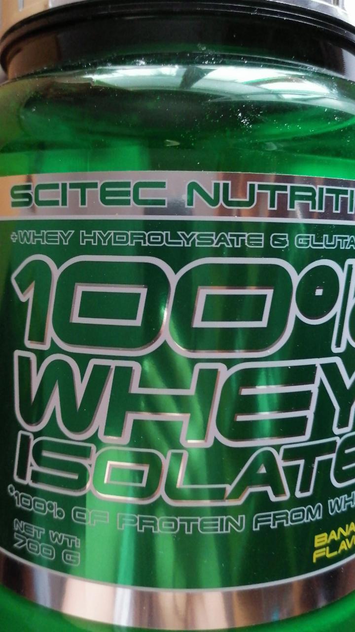 Képek - 100% whey isolate Banana flavour Scitec nutrition