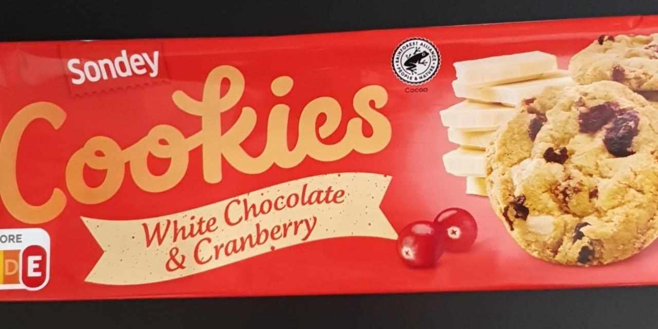 Képek - Cookies White Chocolate & Cranberry Sondey
