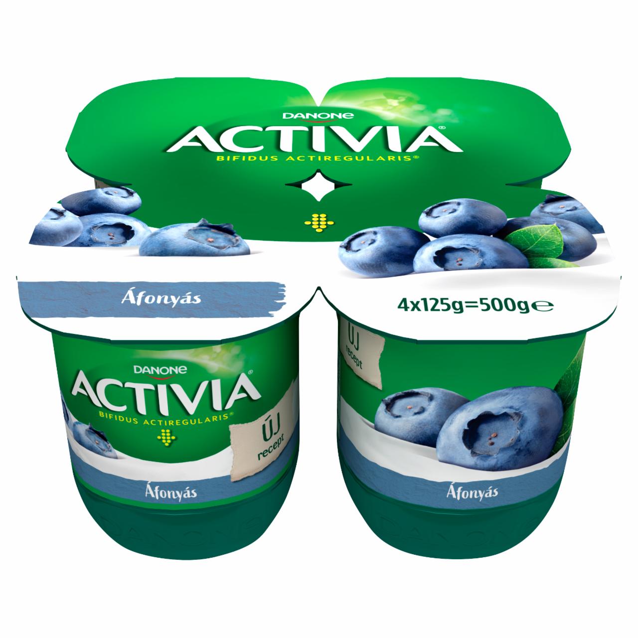 Képek - Danone Activia élőflórás áfonyás joghurt 4 x 125 g (500 g)