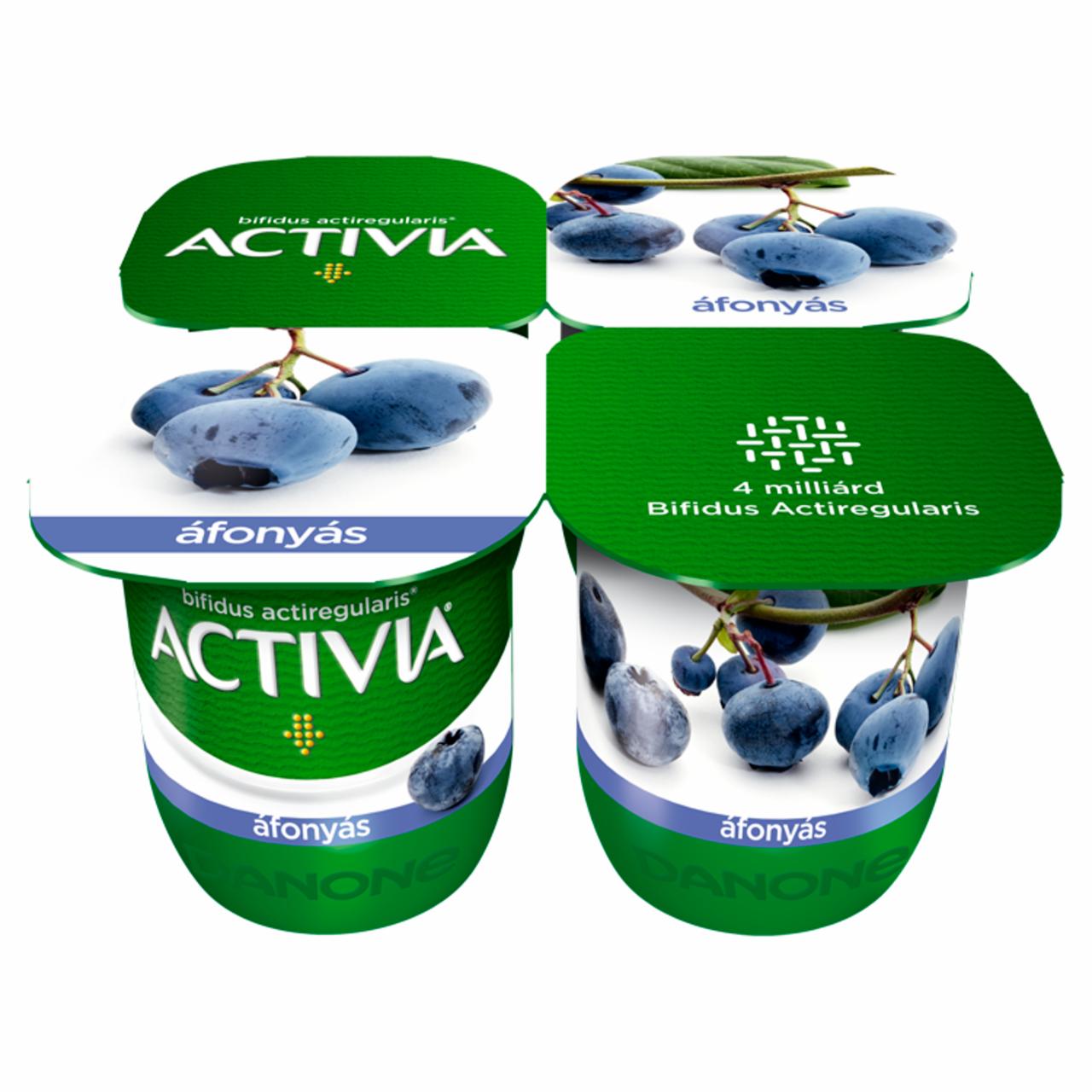 Képek - Danone Activia élőflórás áfonyás joghurt 4 x 125 g (500 g)