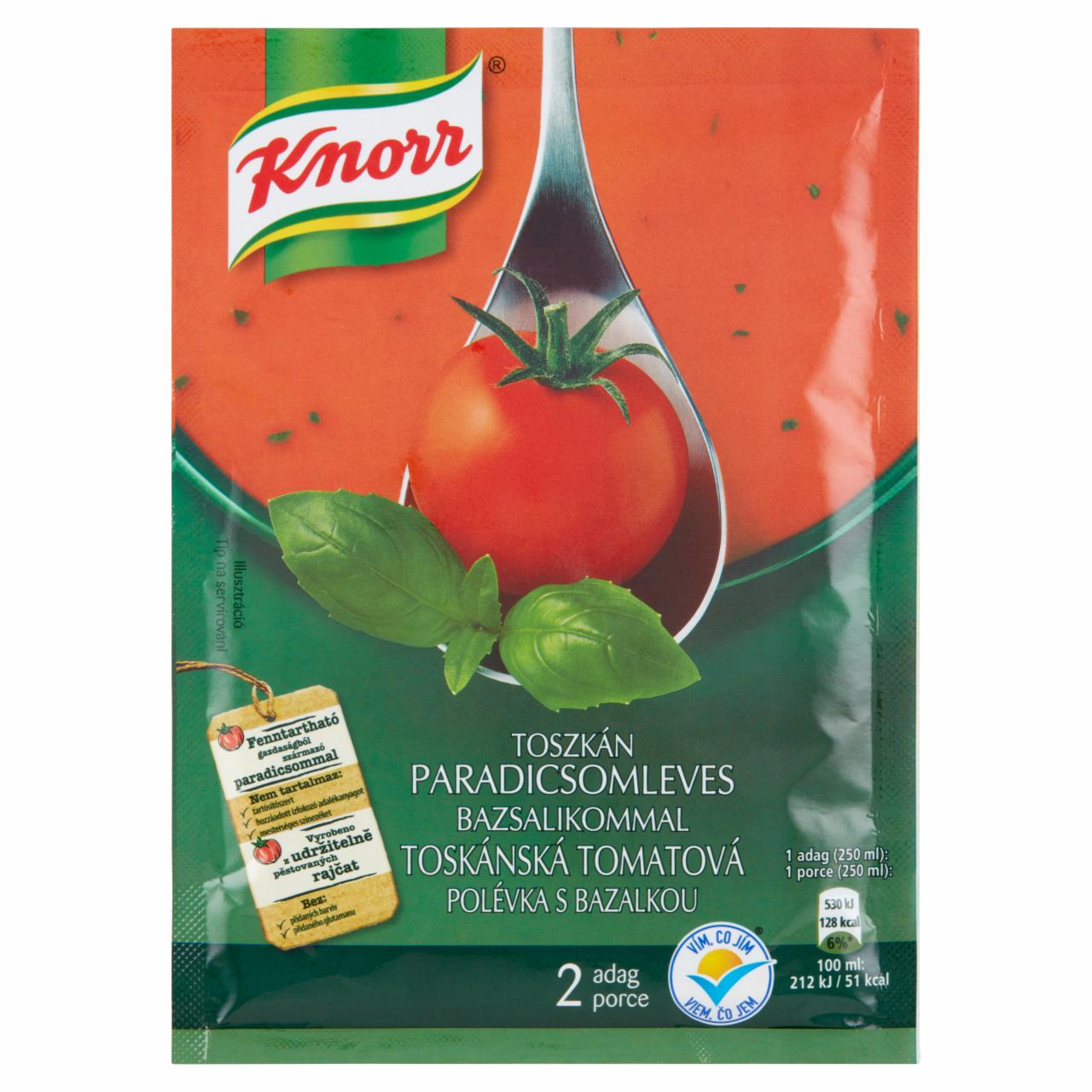 Képek - Knorr toszkán paradicsomleves bazsalikommal 66 g