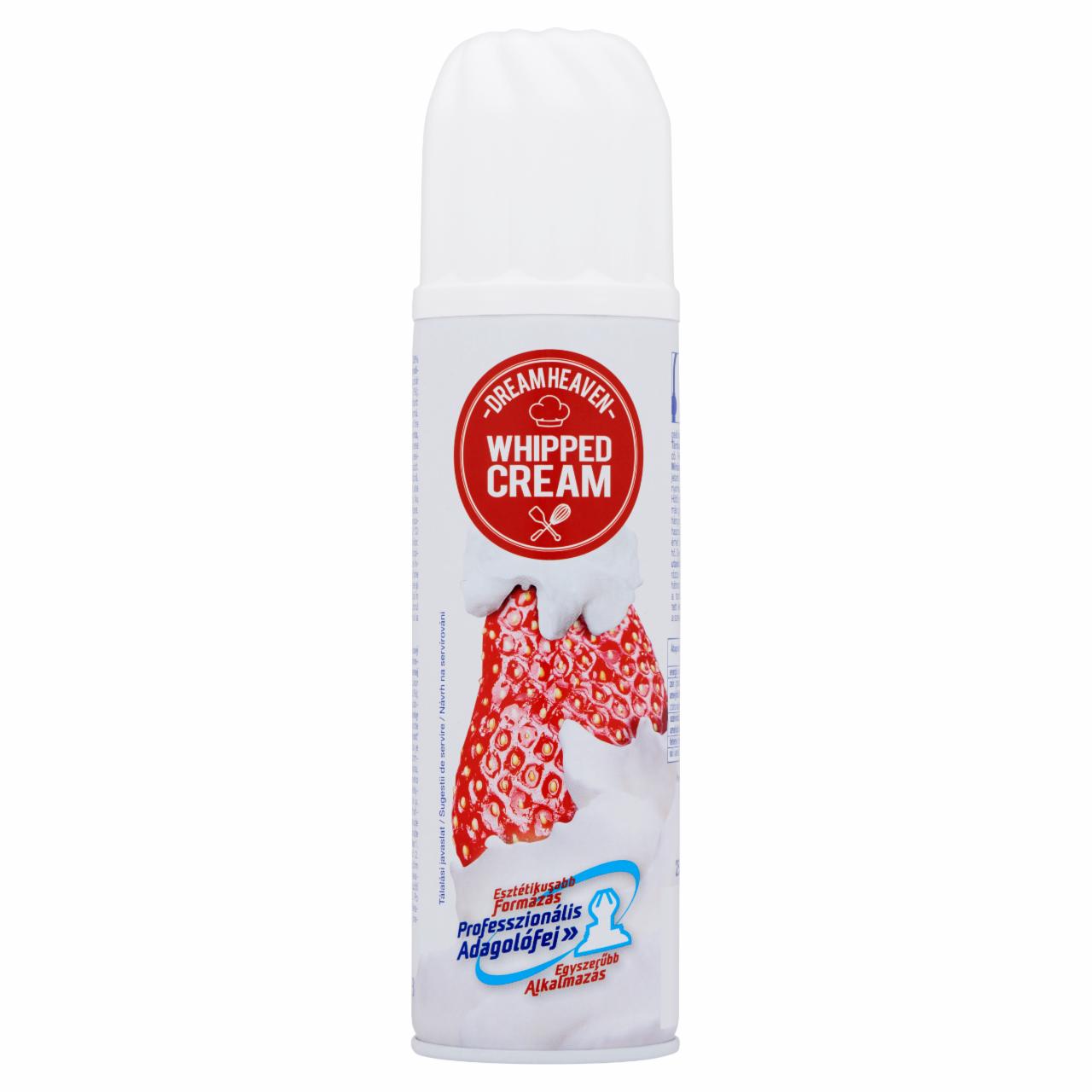 Képek - Dreamheaven UHT cukrozott tejszínhab 26% 250 ml