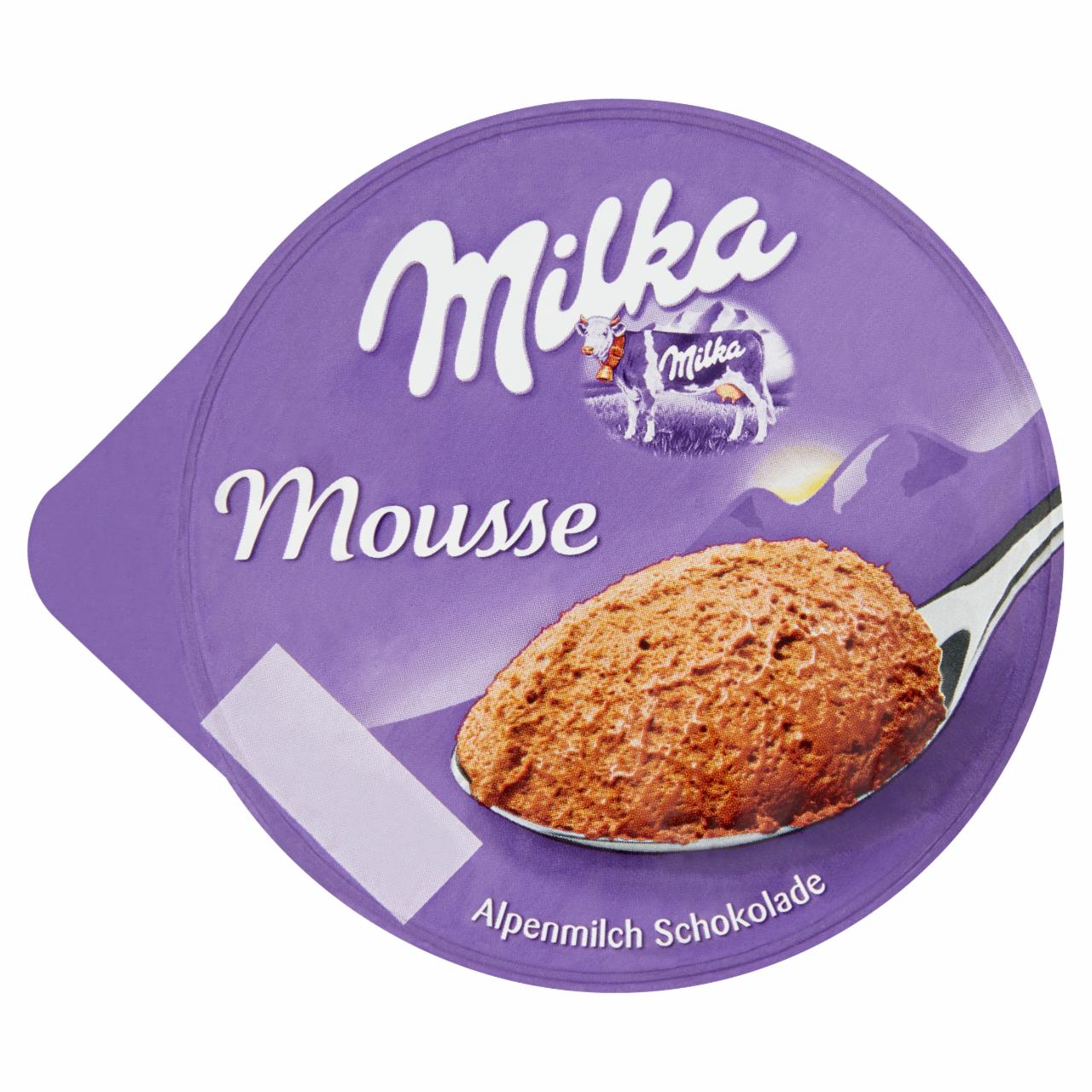 Képek - Milka csokoládé mousse mogyoró ízesítéssel 75 g