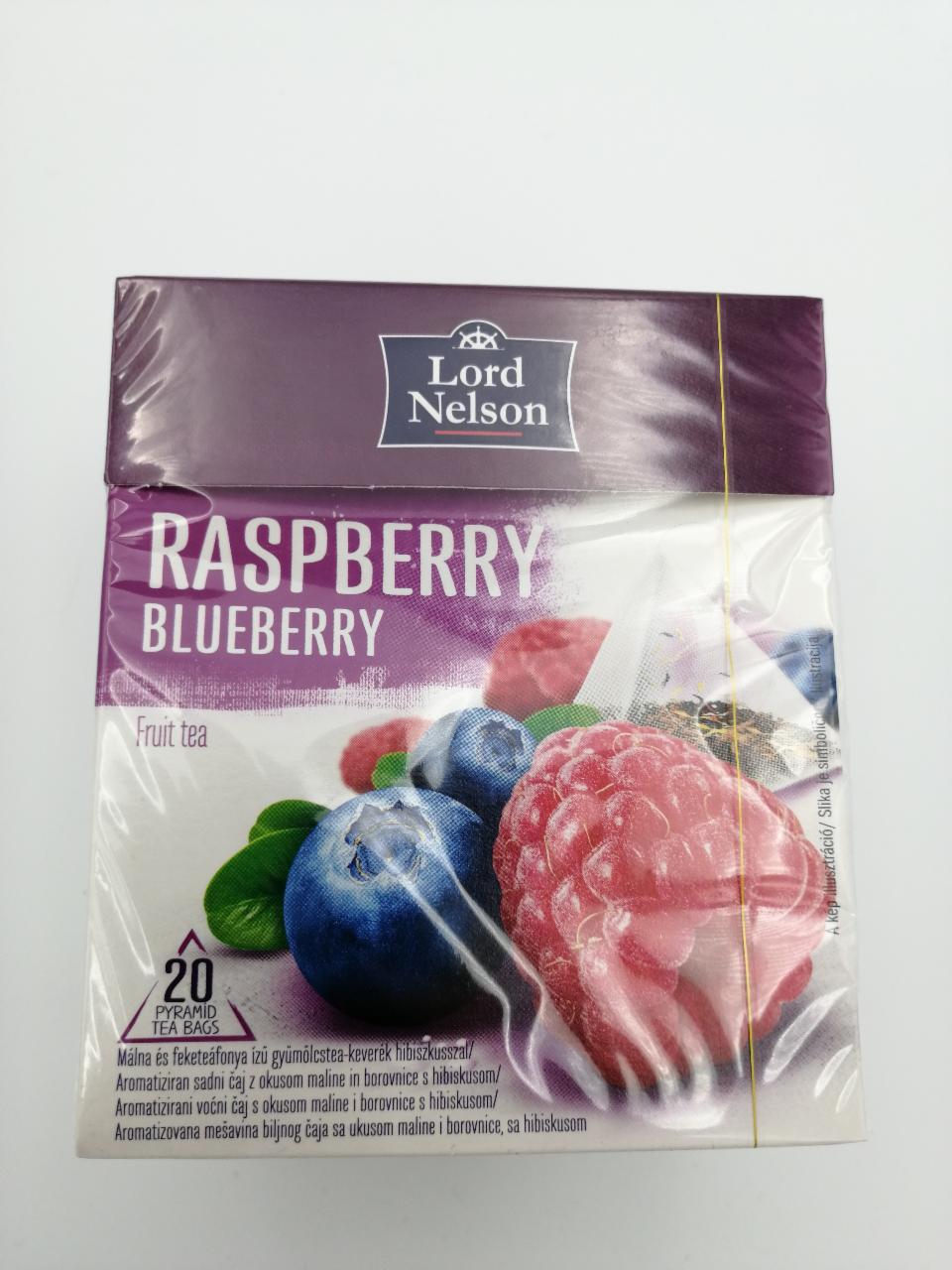 Képek - Raspberry, blueberry fruit tea Lord Nelson