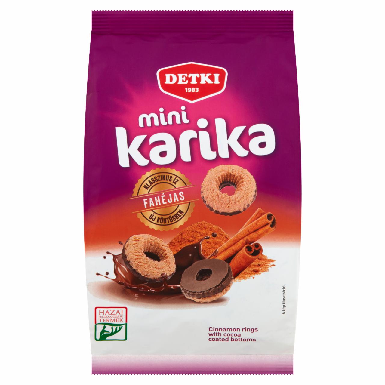 Képek - Detki fahéjas mini karika 160 g