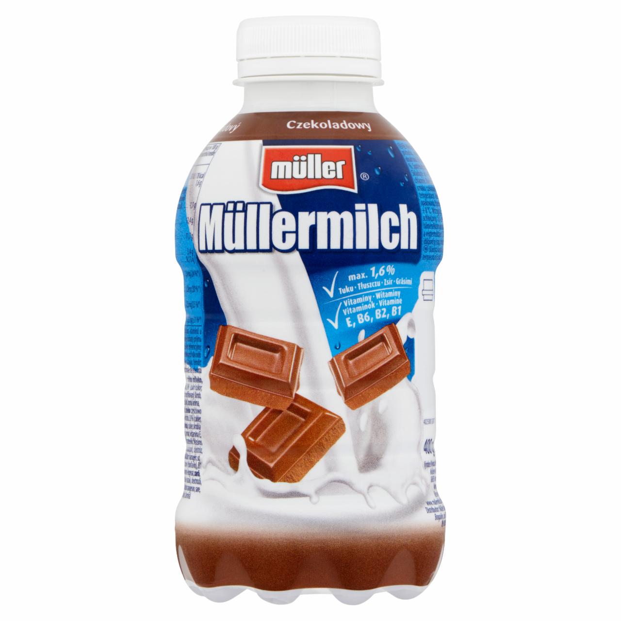 Képek - Müller Müllermilch csokoládé ízű zsírszegény tejital 400 g
