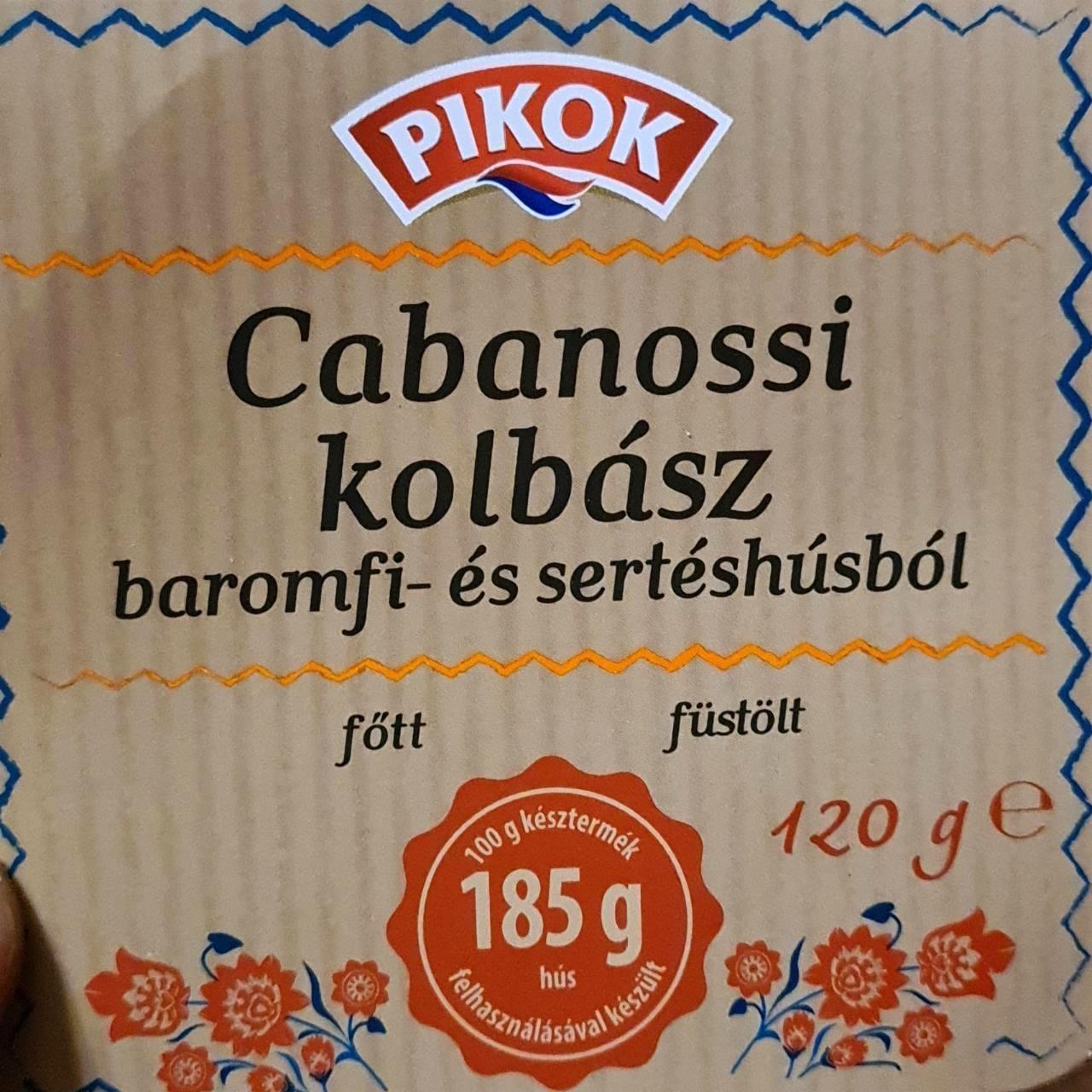 Képek - Cabanossi kolbász baromfi és sertéshúsból Pikok