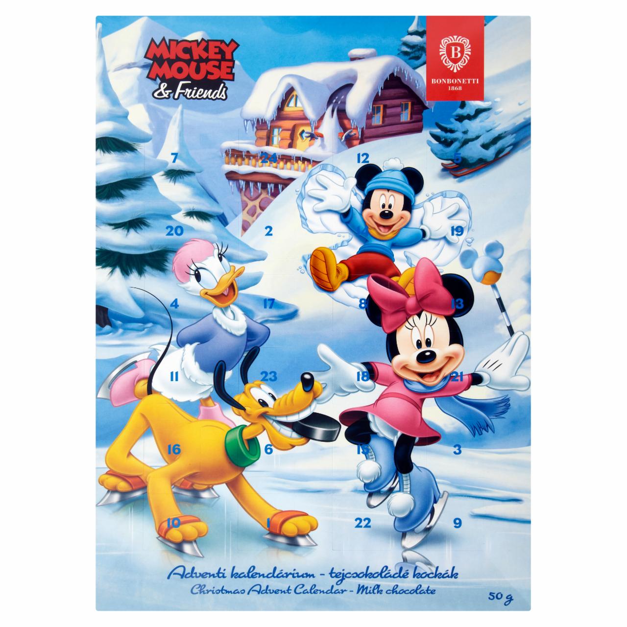 Képek - Bonbonetti Disney adventi kalendárium tejcsokoládé kockák 50 g