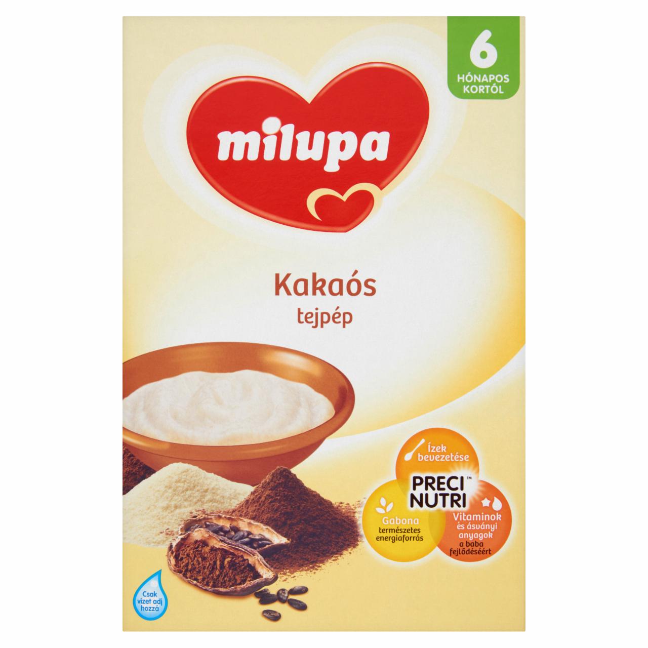 Képek - Milupa kakaós tejpép 6 hónapos kortól 250 g