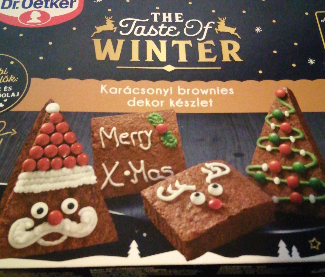 Képek - Karácsonyi brownies dekor készlet Dr.Oetker